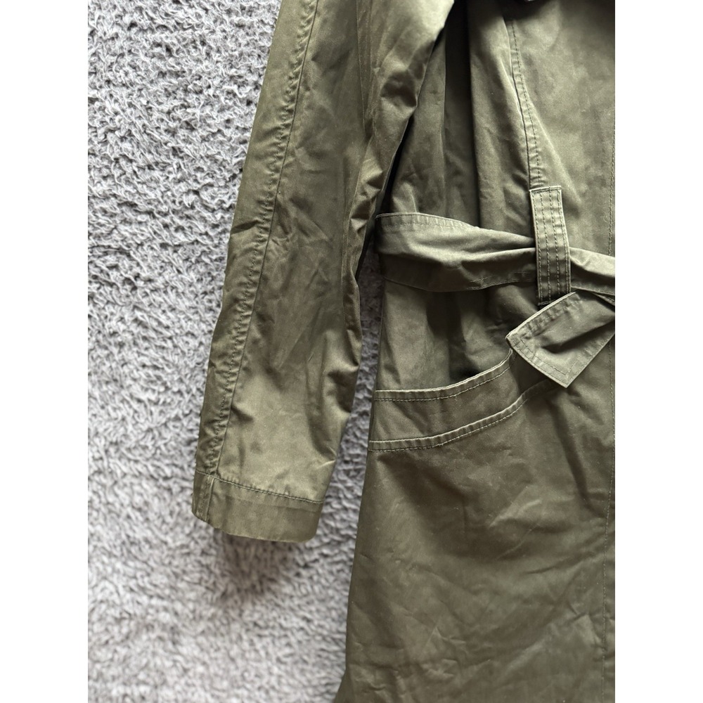 Vintage Miss Sixty Y2K Military Style Long Coat in Olive Green Size‎ Small - Picture 5 of 9